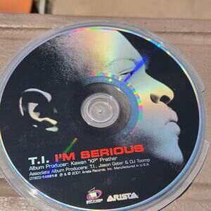 Vtg 2001 T.I. I'M SERIOUS CD RAP HIP HOP